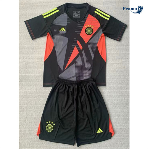 Maillot foot Allemagne Enfant Gardien de but Noir 2024/2025