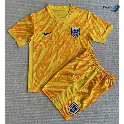 Maillot foot Angleterre Enfant Gardien de but Jaune 2024/2025