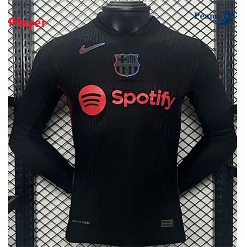 Maillot foot Barcelone Player Version Exterieur Manche Longue 2024/2025
