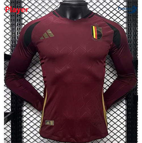Maillot foot Belgique Player Version Domicile Manche Longue 2024/2025