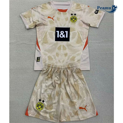 Maillot foot Borussia Dortmund Enfant Gardien de but Jaune 2024/2025