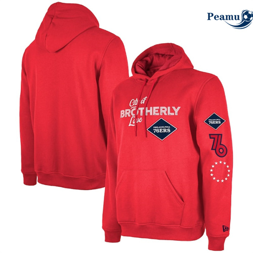 Maillot Sweatshirt à capuche Philadelphia 76ers 2024 - City Peamu 6087