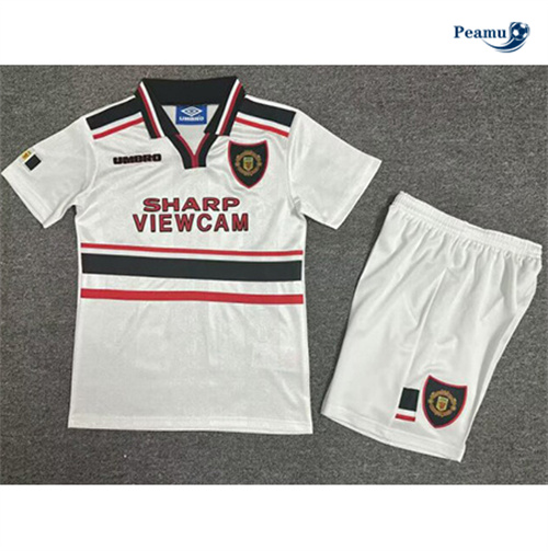 Maillot foot Rétro Manchester United Enfant Exterieur 1998-99