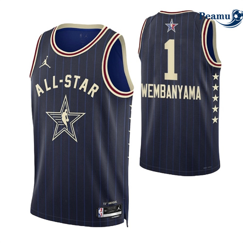 Maillot Victor Wembanyama - 2024 All-Star Blue Peamu 6001