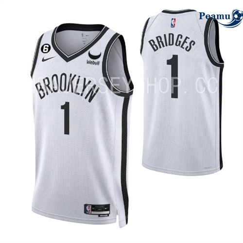 Maillot Mikal Bridges, Brooklyn Nets 2022/23 - Association Peamu 6008