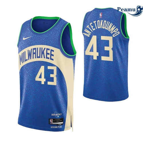 Maillot Thanasis Antetokounmpo, Milwaukee Bucks 2023/24 - City Peamu 6045