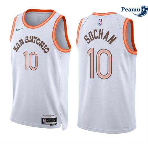 Maillot Jeremy Sochan, San Antonio Spurs 2023/24 - City Peamu 6065