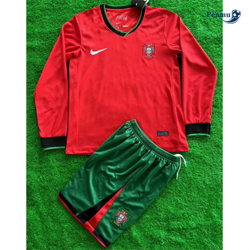 Maillot foot Portugal Enfant Domicile Manche Longue 2024/2025