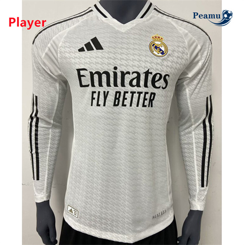 Maillot foot Real Madrid Player Version Domicile Manche Longue 2024/2025