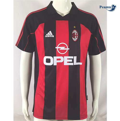 Maillot foot Rétro AC Milan Domicile 2001-02