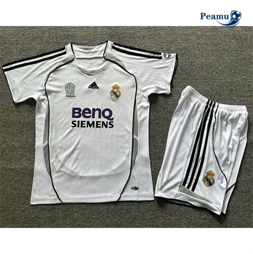 Maillot foot Rétro Real Madrid Enfant Domicile 2006-07