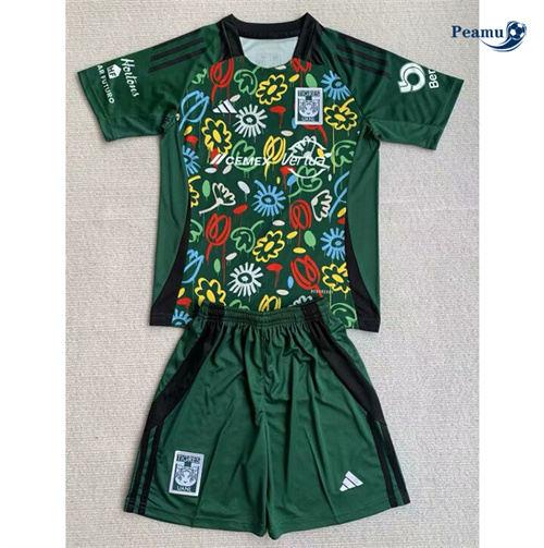 Maillot foot Tigres Enfant édition spéciale Vert 2024/2025
