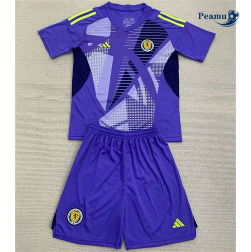 Maillot foot Écosse Enfant Gardien de but Violet 2024/2025