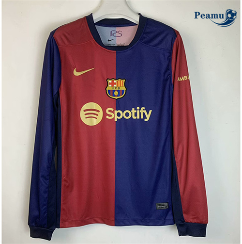 Maillot foot Barcelone Domicile Manche Longue 2024/25