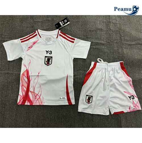 Maillot foot Japan Enfant Y3 Blanc 2024/25