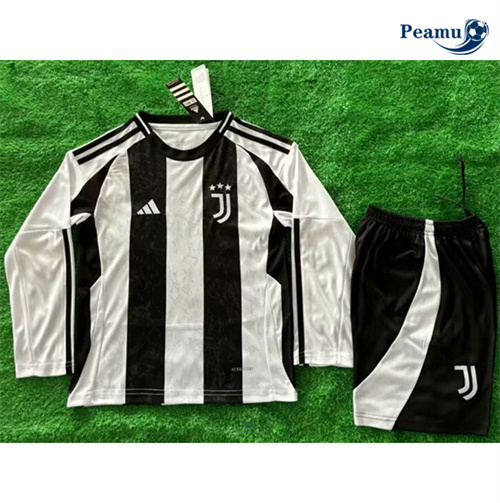 Maillot foot Juventus Enfant Domicile Manche Longue 2024/25