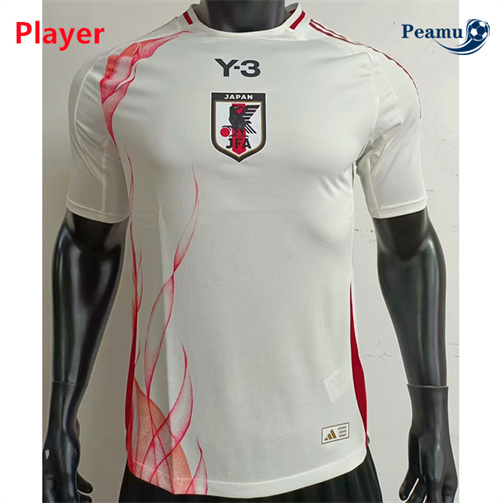 Maillot foot Japon Player Version Y3 Blanc 2024/25