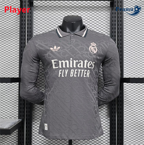 Maillot foot Real Madrid Player Version Third Manche Longue Jaune 2024/25