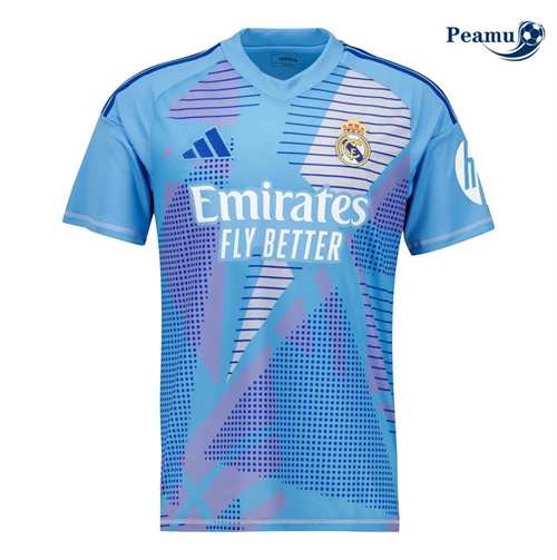 Maillot foot Real Madrid Gardien de but Bleu 2024/25