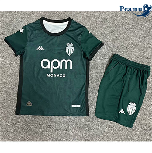 Maillot foot AS Monaco Enfant Exterieur 2024-2025 Officiel