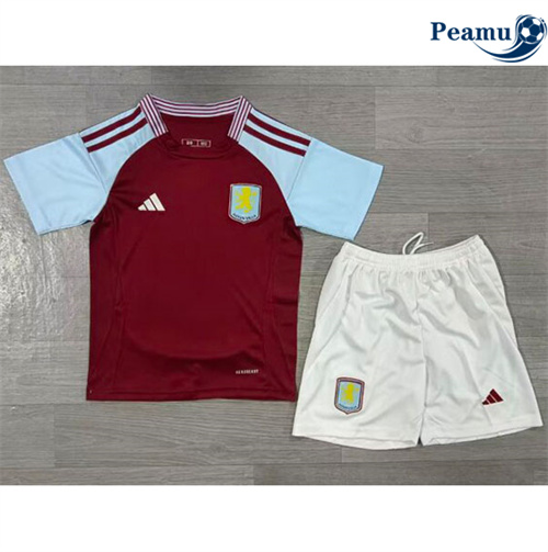 Maillot foot Aston Villa Enfant Domicile 2024-2025 Chinois