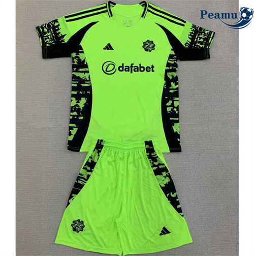 Maillot foot Celtic Enfant Vert 2024-2025 Outlet