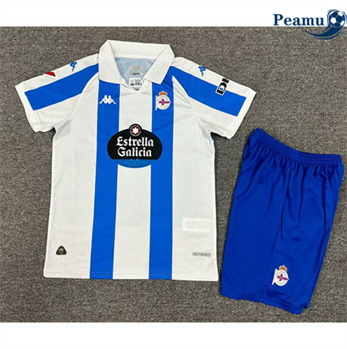 Maillot foot Deportivo La Corogne Enfant Domicile 2024-2025 Soldes