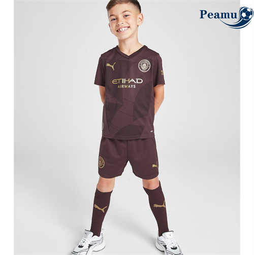 Maillot foot Manchester City kid Third 2024-2025 discout