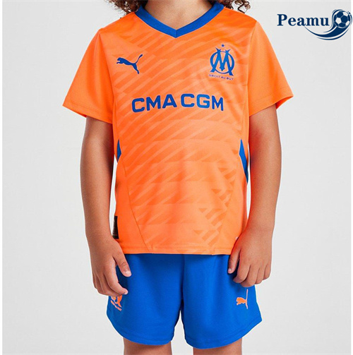 Maillot foot Marseille Enfant Third 2024-2025 Officiel