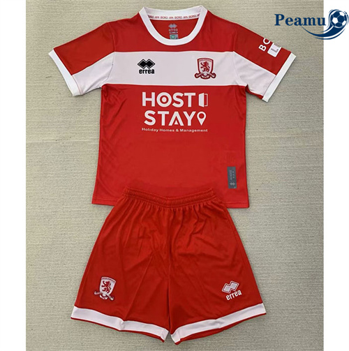 Maillot foot Middlesbrough Enfant Domicile 2024-2025 Soldes