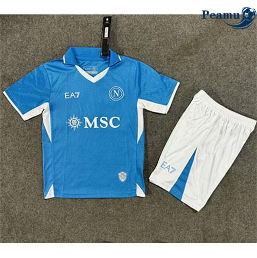 Maillot foot Naples Enfant Domicile 2024-2025 Outlet