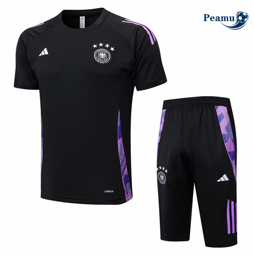 Maillot foot Kit Entrainement Allemagne + Shorts Noir 2024-2025 personnalisé