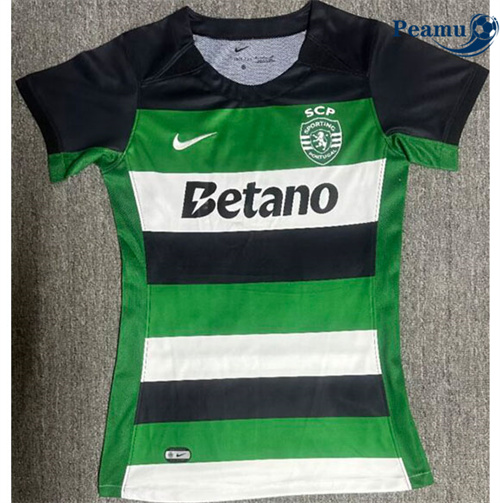 Maillot foot Sporting CP Femme Domicile 2024-2025 discout