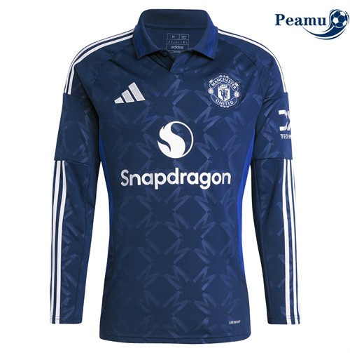 Maillot foot Manchester United Exterieur Manche Longue 2024-2025 discout