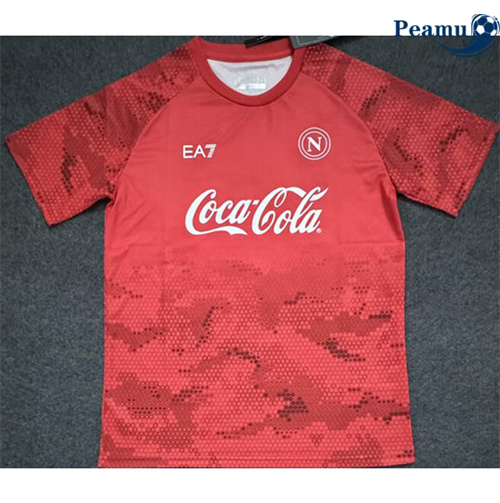 Maillot foot Naples Pre Match Training Rouge 2024-2025 Officiel