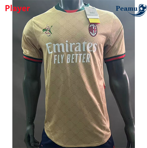 Maillot foot AC Milan Player Version X Gucci spéciale 2024-2025 Paris