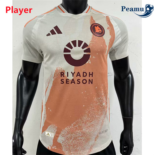 Maillot foot AS Rome Player Version Exterieur 2024-2025 Original