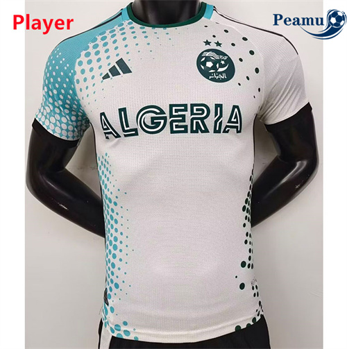 Maillot foot Algérie Player Version Vert/Blanc 2024-2025 France