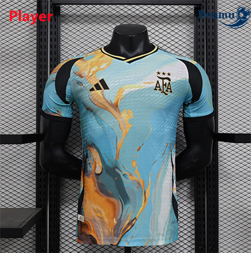 Maillot foot Argentine Player Version Special Bleu 2024-2025 Officiel