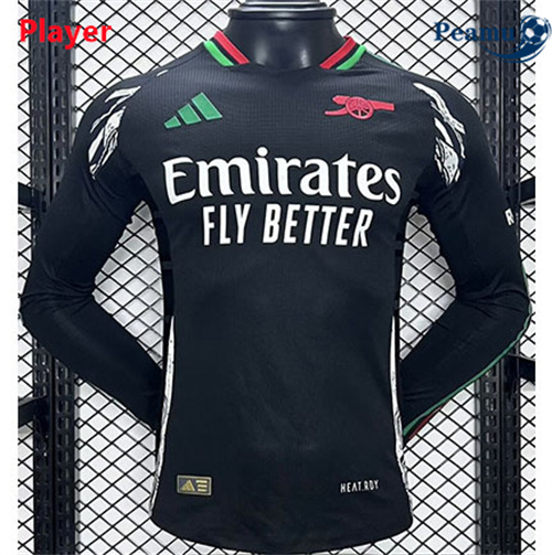 Maillot foot Arsenal Player Version Exterieur Manche Longue 2024-2025 discout