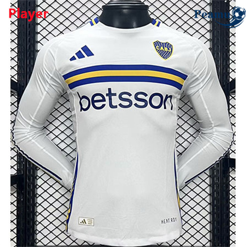 Maillot foot Boca Juniors Player Version Exterieur Manche Longue 2024-2025 personnalisé
