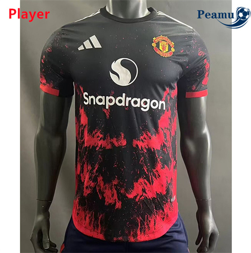 Maillot foot Manchester United Player Version Édition spéciale Rouge 2024-2025 personnalisé