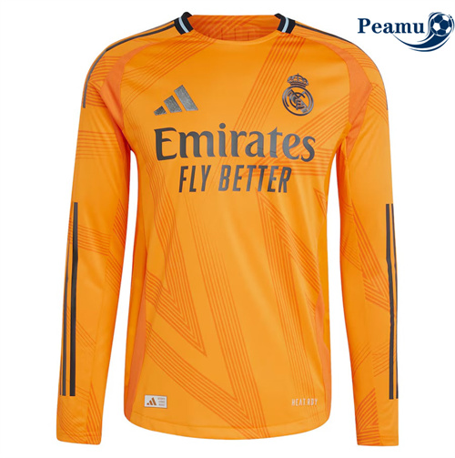 Maillot foot Real Madrid Exterieur Manche Longue 2024-2025 Paris