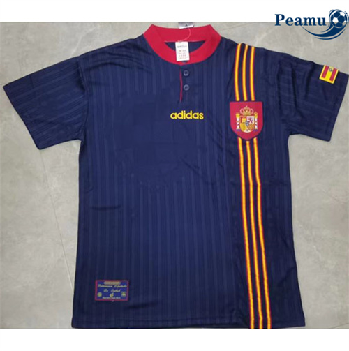 Classico Maglie Espagne Maillot Bleu personnalisé