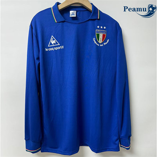 Classico Maglie Italie Coupe du monde Maillot Édition Spéciale Manche Longue 1982 Outlet