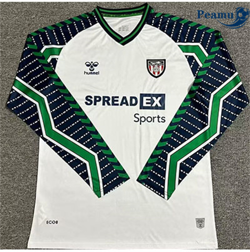 Maillot foot Sunderland Exterieur Manche Longue 2024-2025 Chinois