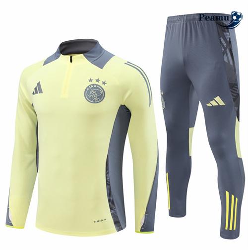 Survetement Ajax Enfant Jaune Clair 2024-2025 prix