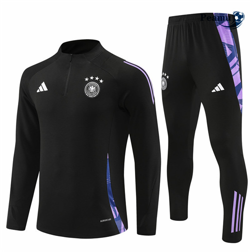 Survetement Allemagne Enfant Noir 2024-2025 Paris