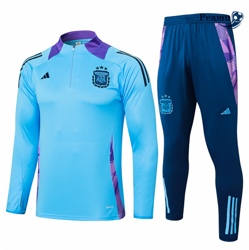 Survetement Argentine Enfant Bleu 2024-2025 Chinois