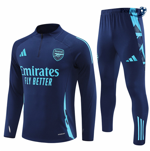 Survetement Arsenal Enfant Bleu Marine 2024-2025 discout